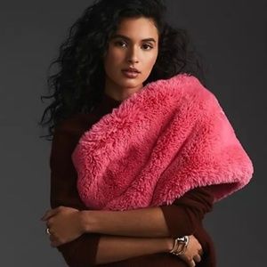 Anthropologie Faux Fur Stole